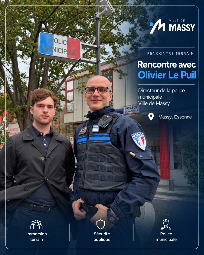 Rencontre avec Olivier Le Puil, directeur de la police municipale de Massy